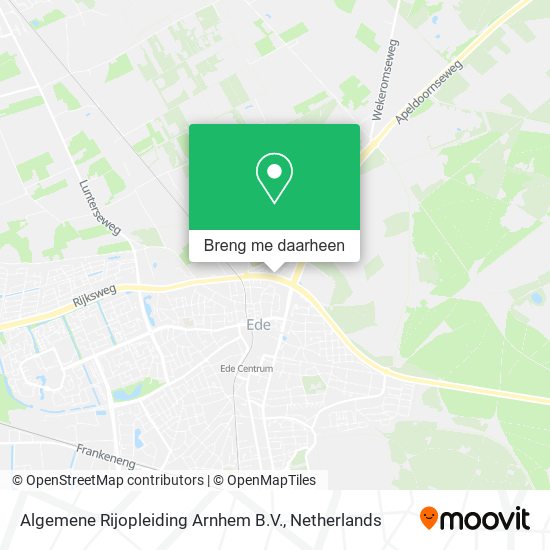 Algemene Rijopleiding Arnhem B.V. kaart