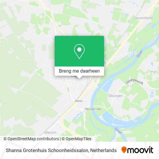 Shanna Grotenhuis Schoonheidssalon kaart