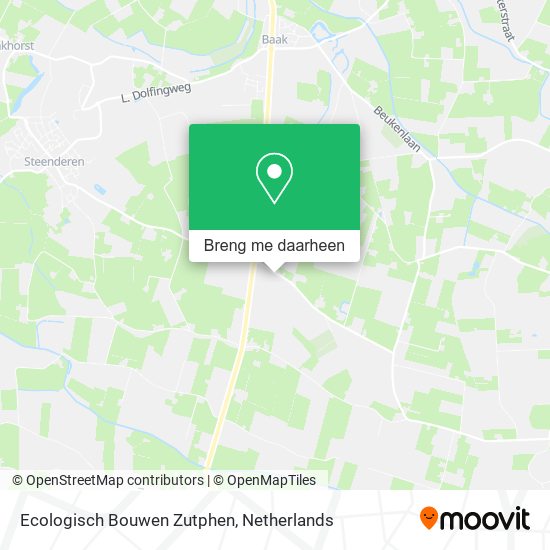 Ecologisch Bouwen Zutphen kaart