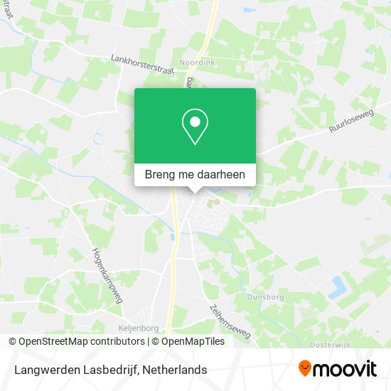 Langwerden Lasbedrijf kaart