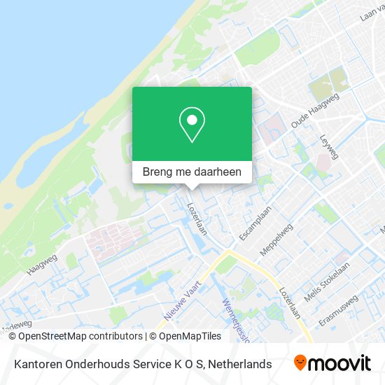 Kantoren Onderhouds Service K O S kaart