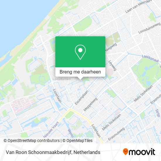 Van Roon Schoonmaakbedrijf kaart
