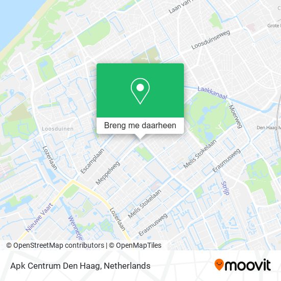 Apk Centrum Den Haag kaart