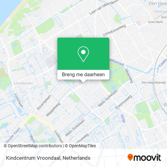 Kindcentrum Vroondaal kaart