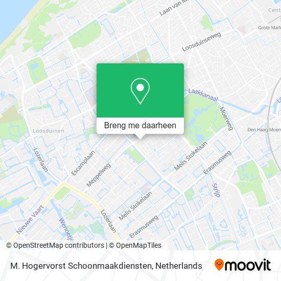 M. Hogervorst Schoonmaakdiensten kaart