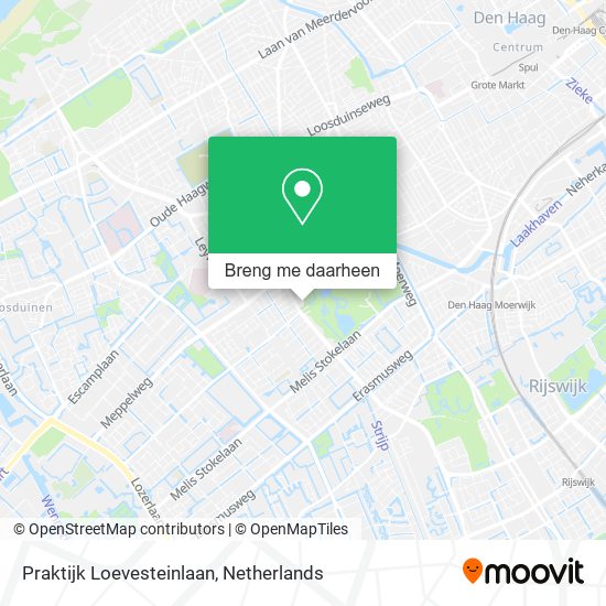 Praktijk Loevesteinlaan kaart