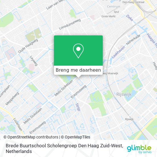 Brede Buurtschool Scholengroep Den Haag Zuid-West kaart