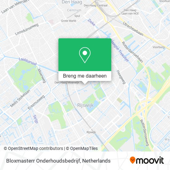 Bloxmasterr Onderhoudsbedrijf kaart