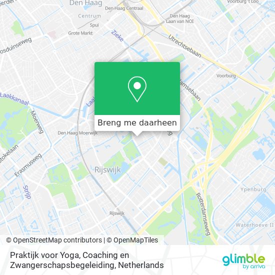 Praktijk voor Yoga, Coaching en Zwangerschapsbegeleiding kaart