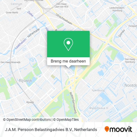 J.A.M. Persoon Belastingadvies B.V. kaart