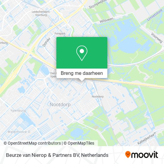 Beurze van Nierop & Partners BV kaart