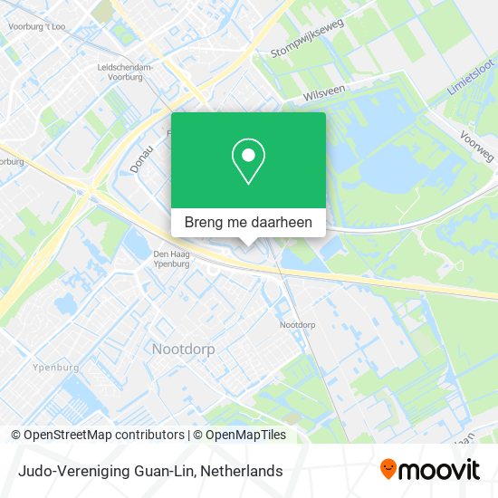 Judo-Vereniging Guan-Lin kaart