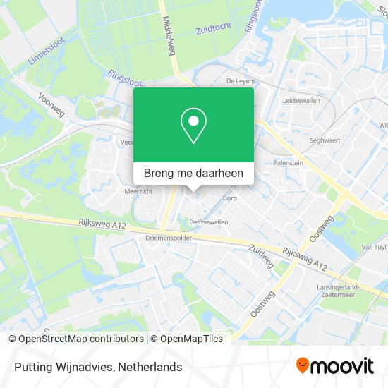 Putting Wijnadvies kaart