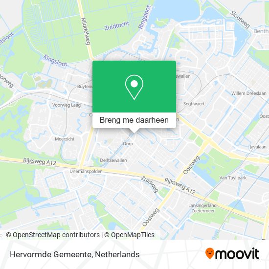 Hervormde Gemeente kaart