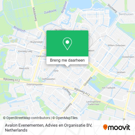 Avalon Evenementen, Advies en Organisatie BV kaart