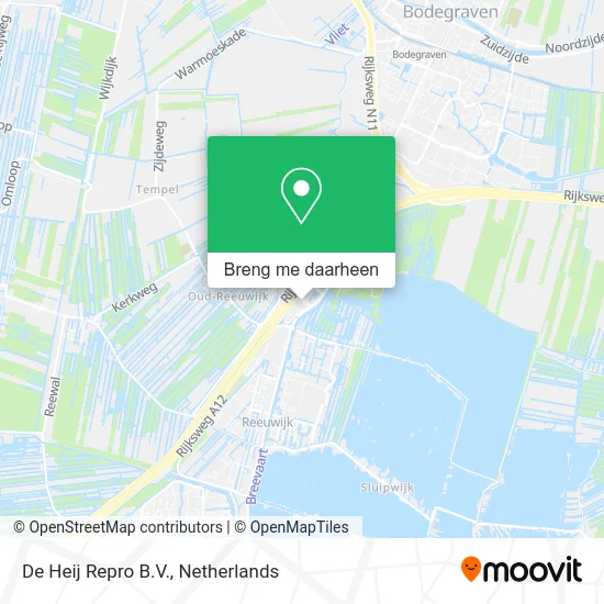 De Heij Repro B.V. kaart