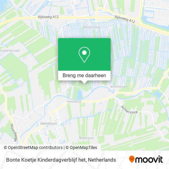 Bonte Koetje Kinderdagverblijf het kaart