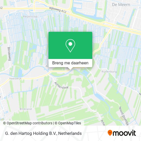 G. den Hartog Holding B.V. kaart