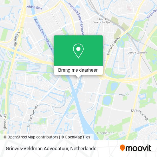 Grinwis-Veldman Advocatuur kaart