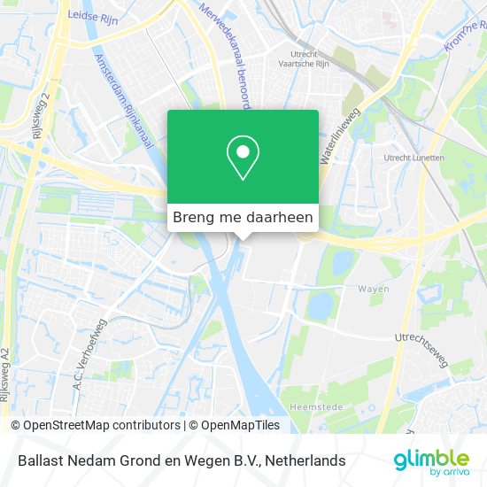 Ballast Nedam Grond en Wegen B.V. kaart