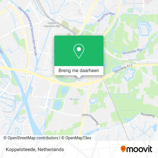 Koppelsteede kaart