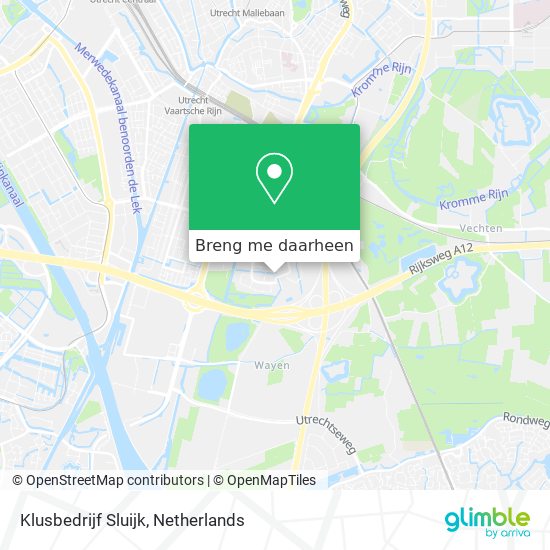 Klusbedrijf Sluijk kaart