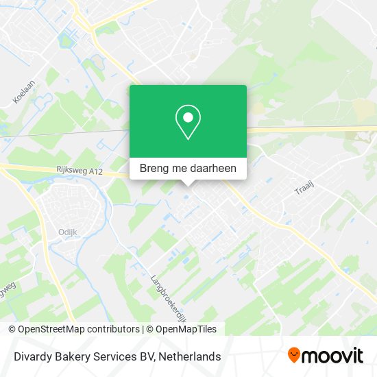 Divardy Bakery Services BV kaart