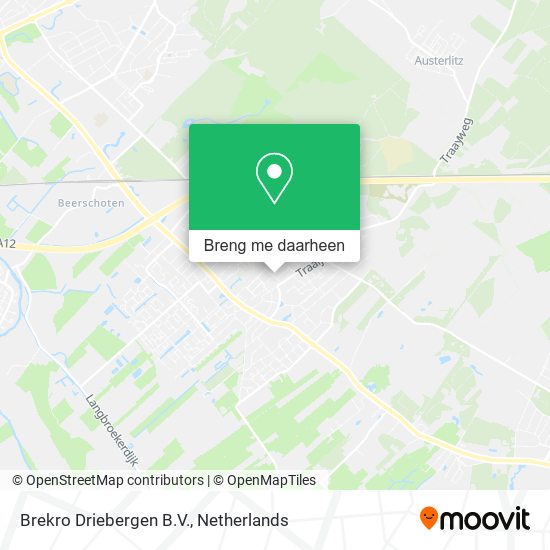 Brekro Driebergen B.V. kaart