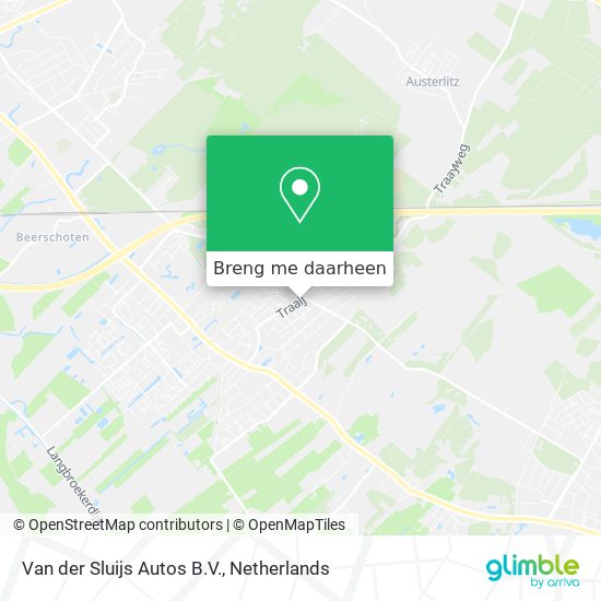 Van der Sluijs Autos B.V. kaart