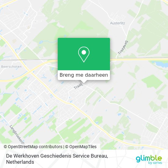 De Werkhoven Geschiedenis Service Bureau kaart