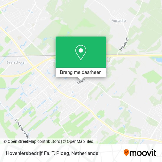 Hoveniersbedrijf Fa. T. Ploeg kaart