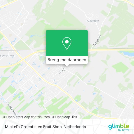 Mickel's Groente- en Fruit Shop kaart