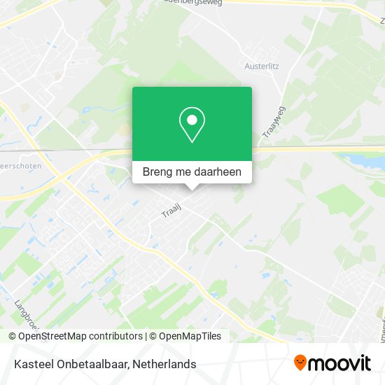 Kasteel Onbetaalbaar kaart