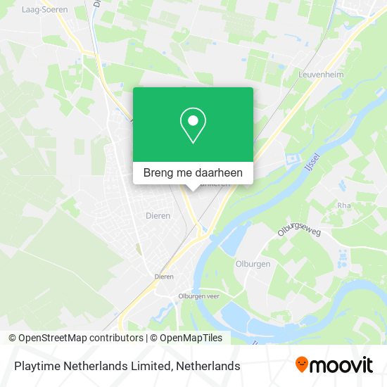 Playtime Netherlands Limited kaart