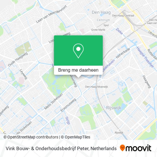 Vink Bouw- & Onderhoudsbedrijf Peter kaart