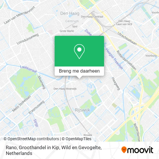 Rano, Groothandel in Kip, Wild en Gevogelte kaart