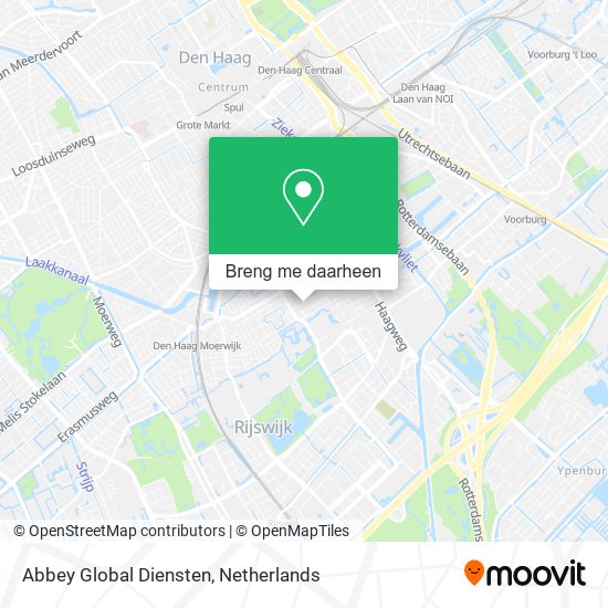 Abbey Global Diensten kaart