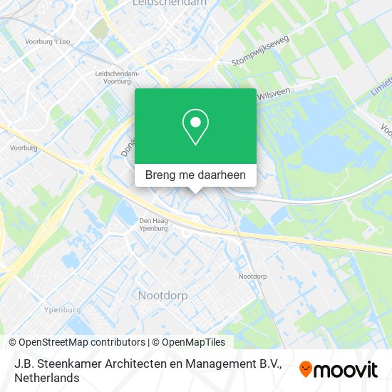 J.B. Steenkamer Architecten en Management B.V. kaart