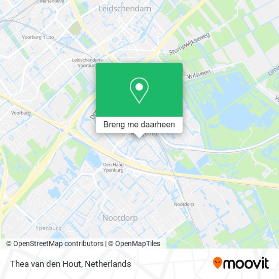 Thea van den Hout kaart