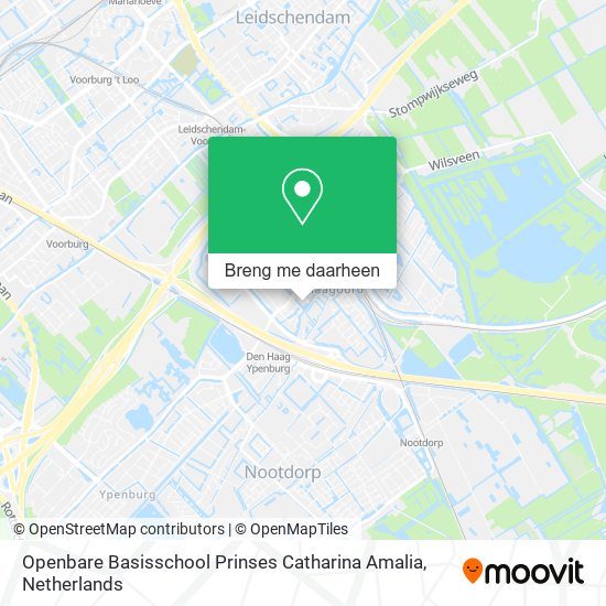 Openbare Basisschool Prinses Catharina Amalia kaart