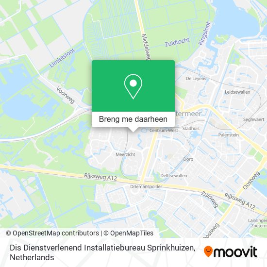 Dis Dienstverlenend Installatiebureau Sprinkhuizen kaart