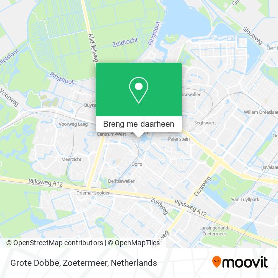 Grote Dobbe, Zoetermeer kaart