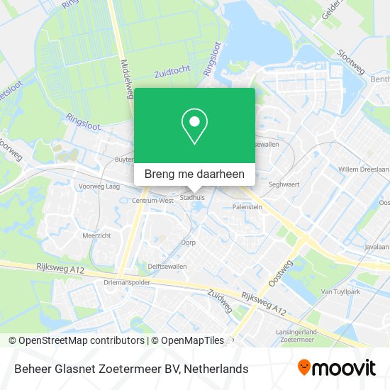 Beheer Glasnet Zoetermeer BV kaart