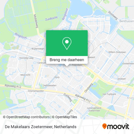 De Makelaars Zoetermeer kaart