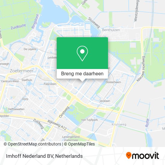 Imhoff Nederland BV kaart