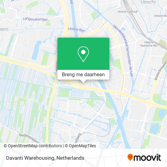 Davanti Warehousing kaart