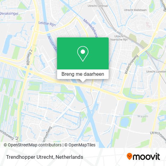 Trendhopper Utrecht kaart