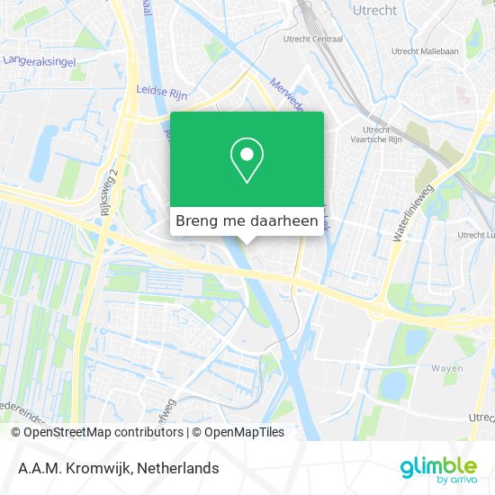 A.A.M. Kromwijk kaart