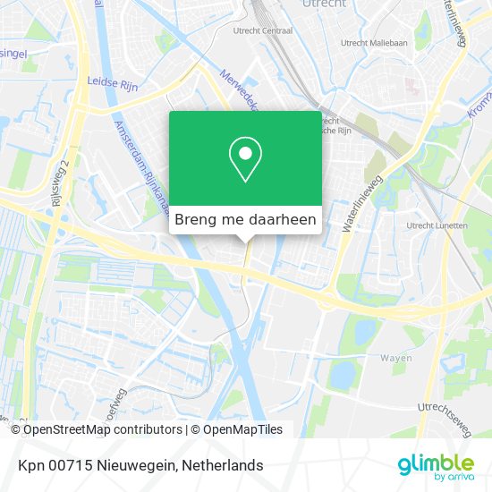 Kpn 00715 Nieuwegein kaart