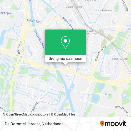 De Bommel Utrecht kaart